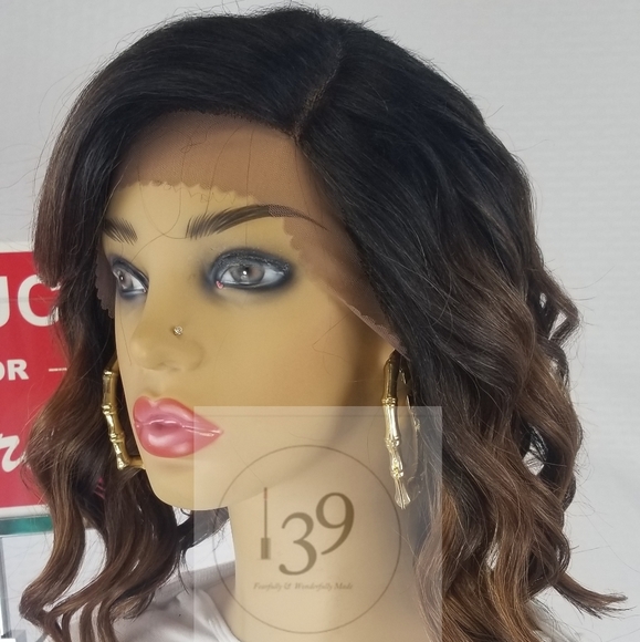Human hair lace front wig wi - Picture 2 of 4